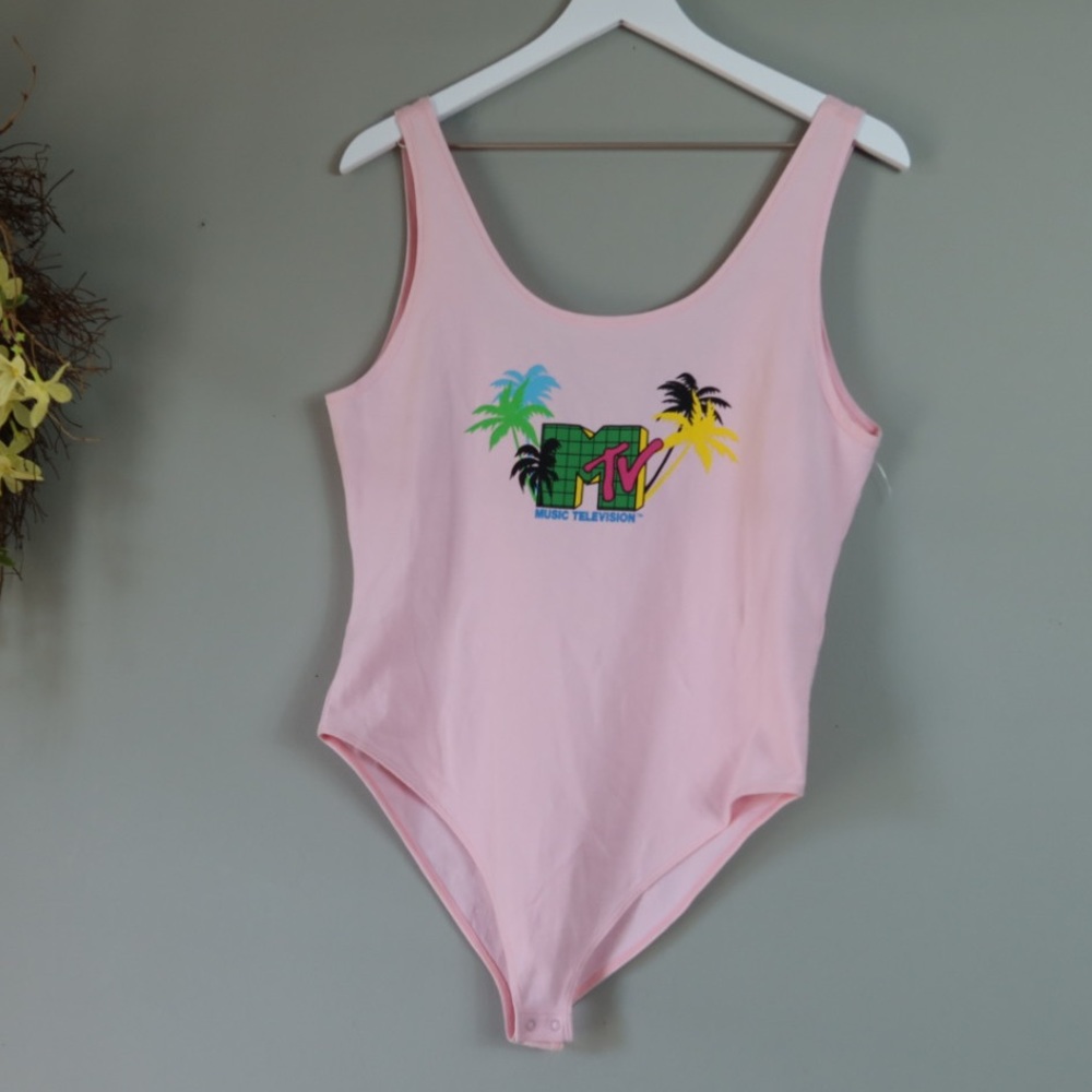 MTV Music Television Pink Tank